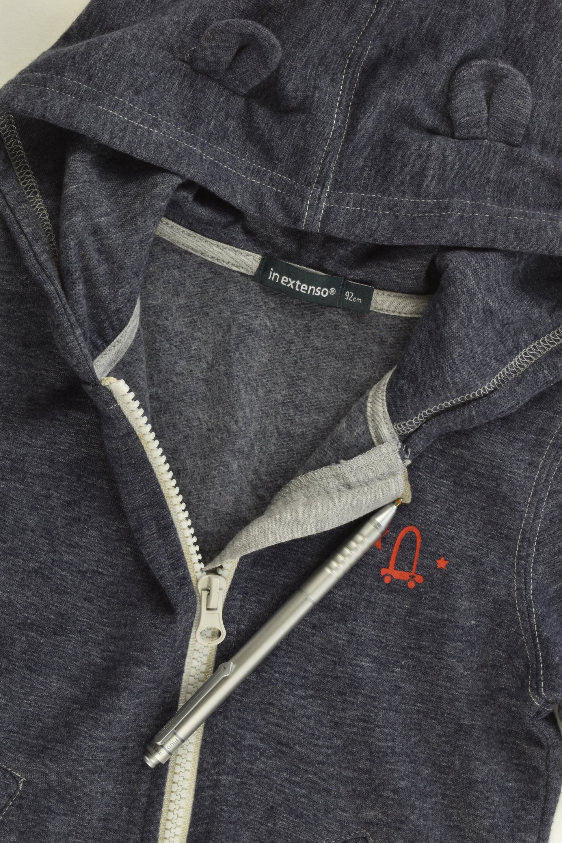 In Extenso (France) Size 2 (92 cm) Hooded Jumper