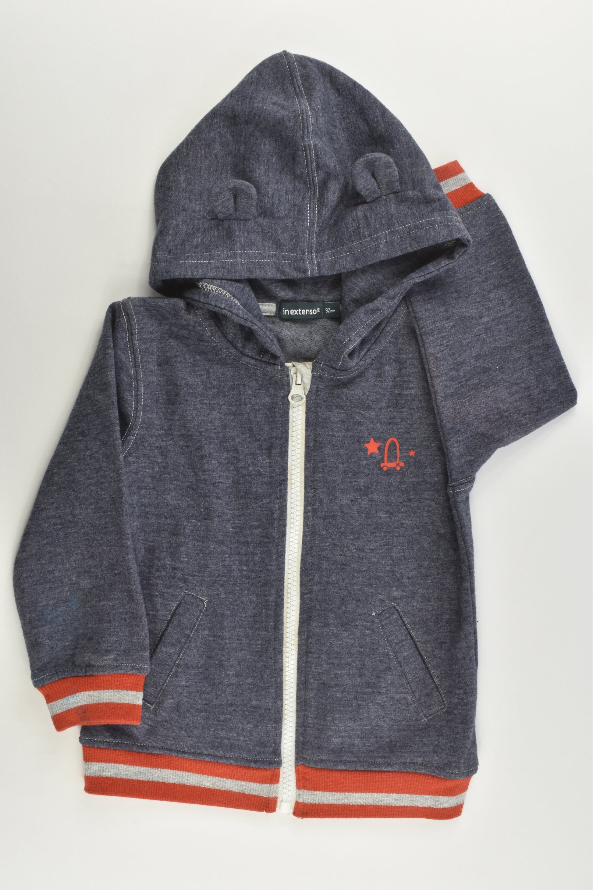 In Extenso (France) Size 2 (92 cm) Hooded Jumper