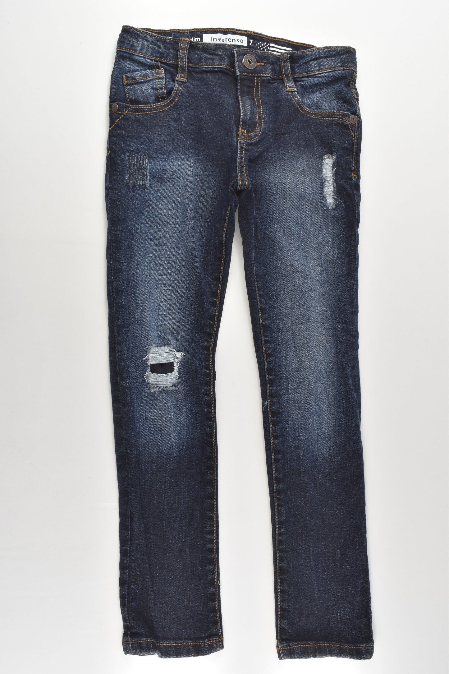 In Extenso (France) Size 7 Slim Fit Stretchy Denim Pants