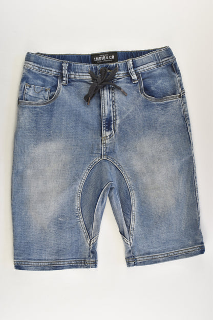 Indie & Co Size 12 Stretchy Baggy Denim Shorts