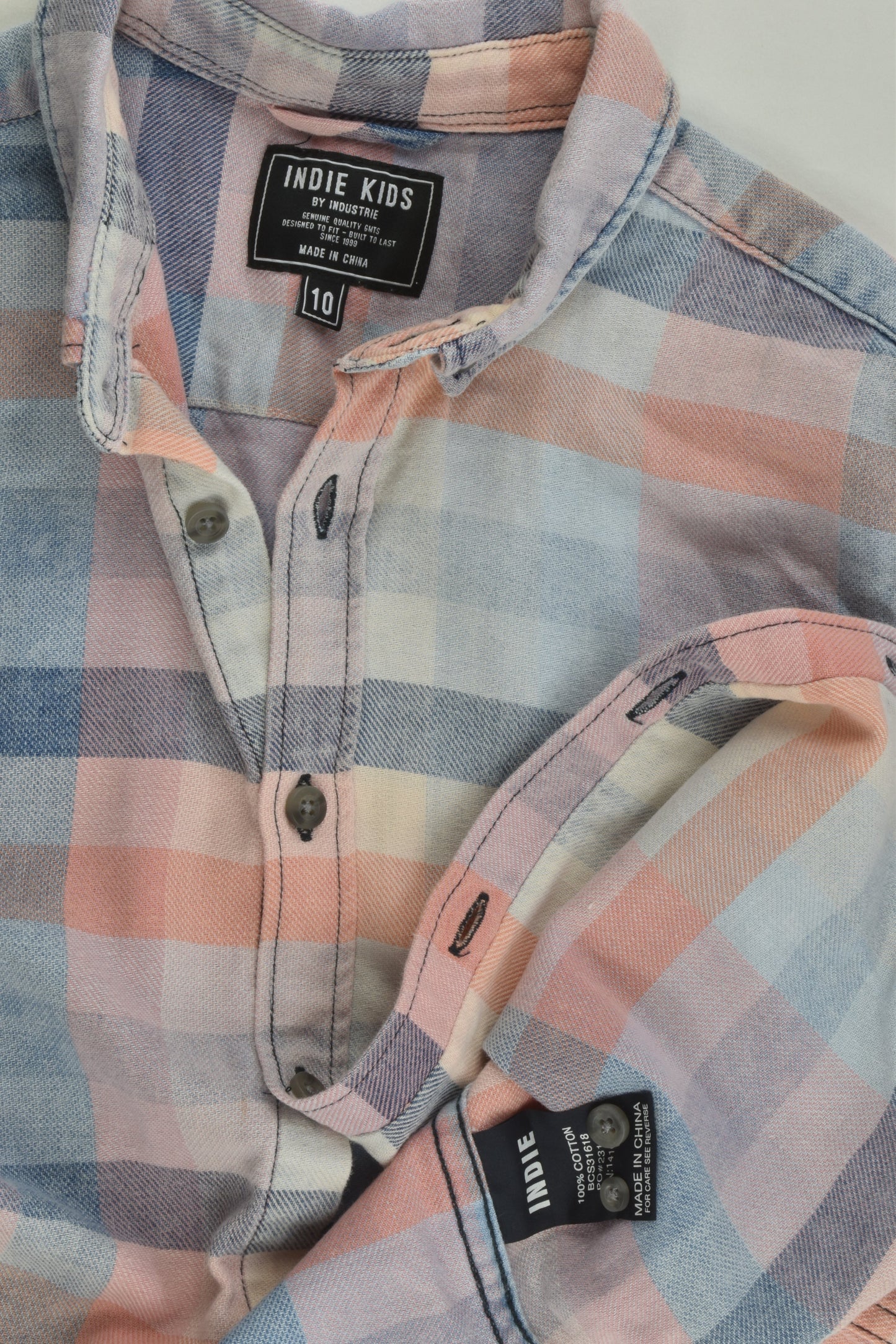 Indie Kids by Industrie Size 10 Checked Shirt