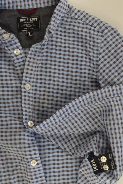 Indie Kids by Industrie Size 3 Blue Mix Checked Shirt