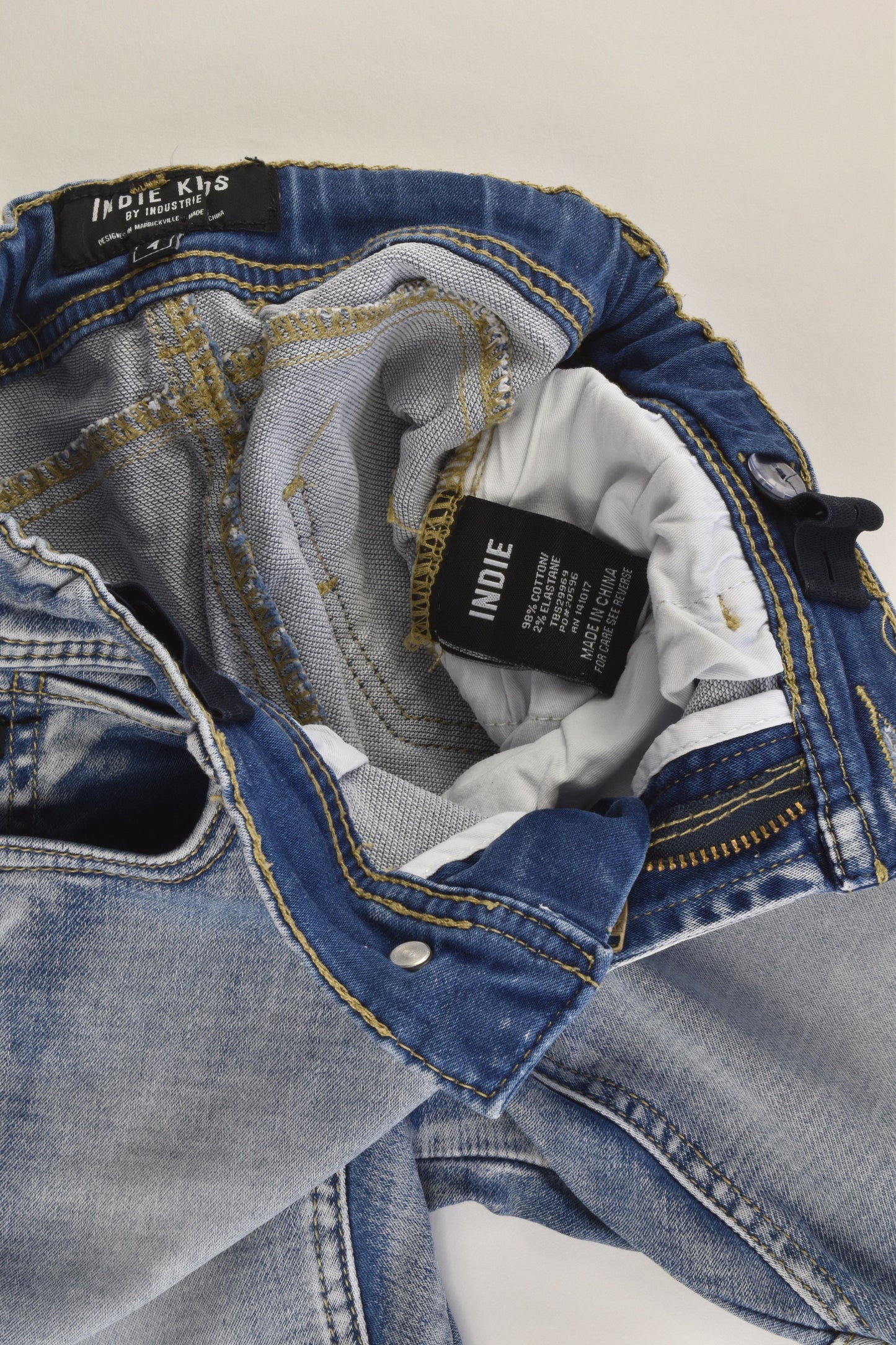 Indie Kids by Industrie Size 4 Stretchy Denim Shorts