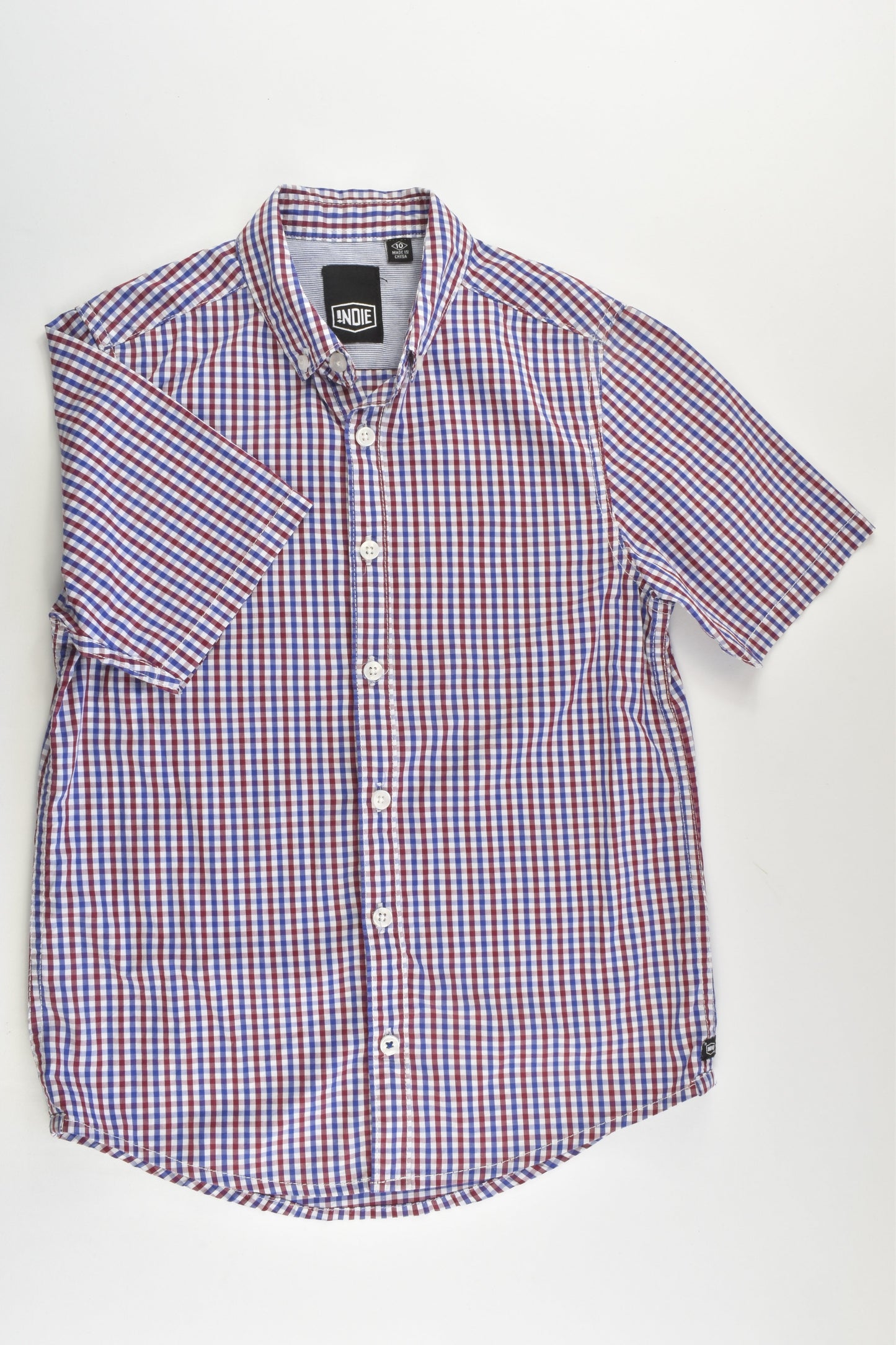 Indie Size 10 Checked Shirt