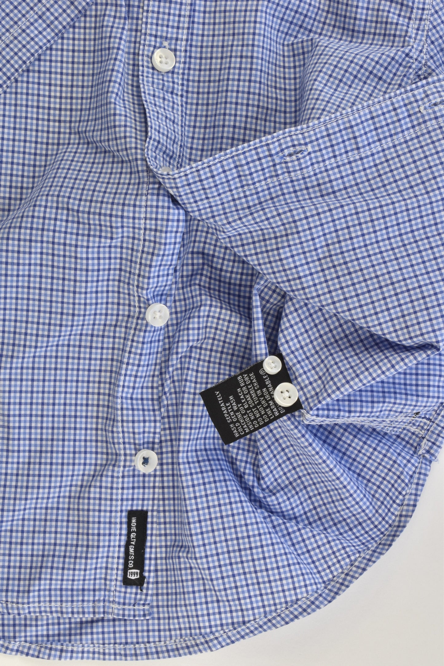 Indie Size 5 Checked Collared Shirt