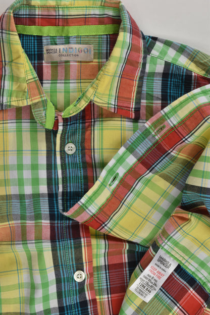 Indigo by Marks & Spencer Size 6 (116 cm) Colourful Checked Shirt