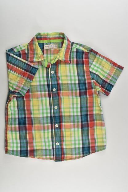 Indigo by Marks & Spencer Size 6 (116 cm) Colourful Checked Shirt