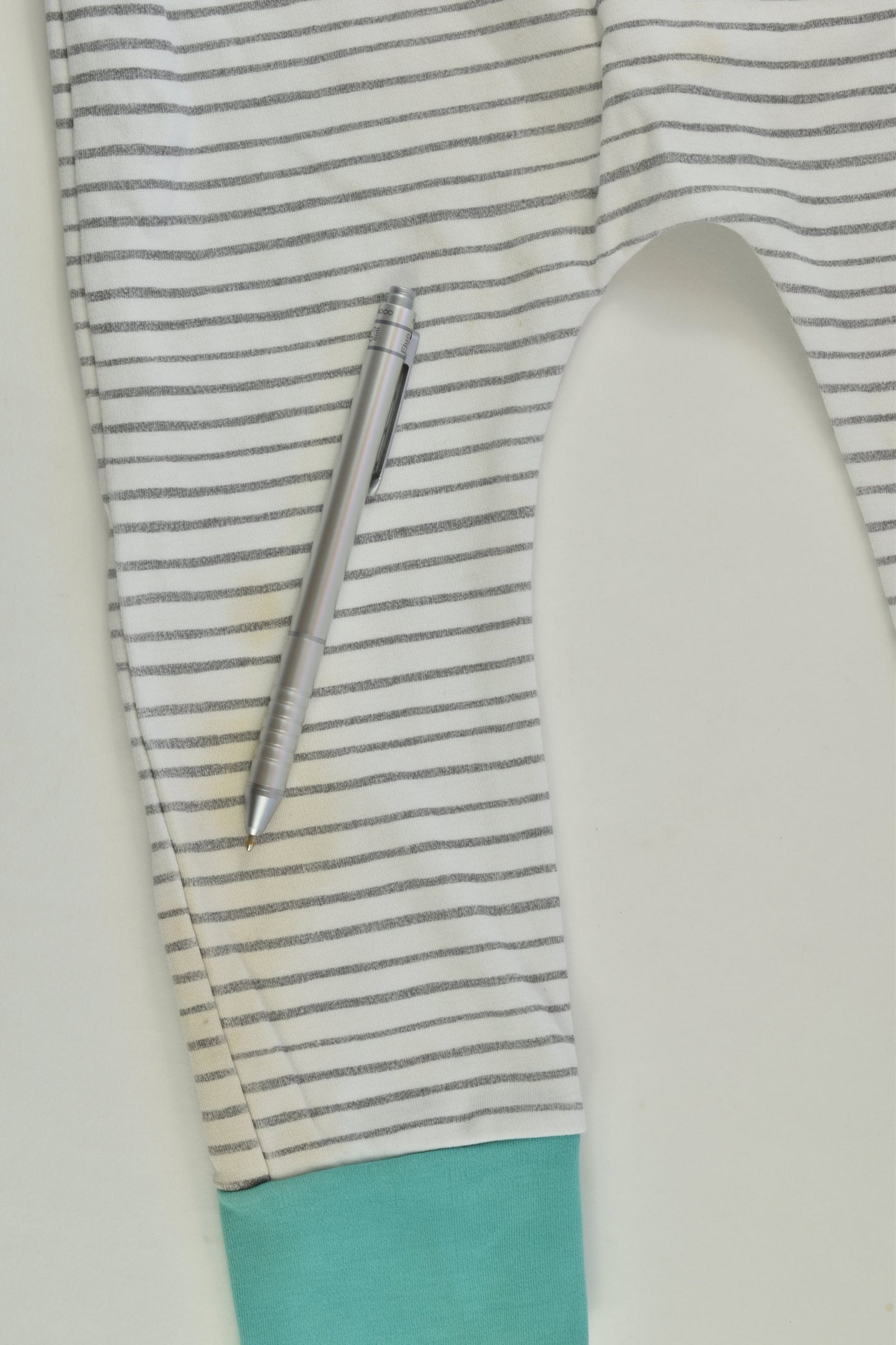 Indigo & Lellow (AU) Size approx 2 Organic Striped Overalls