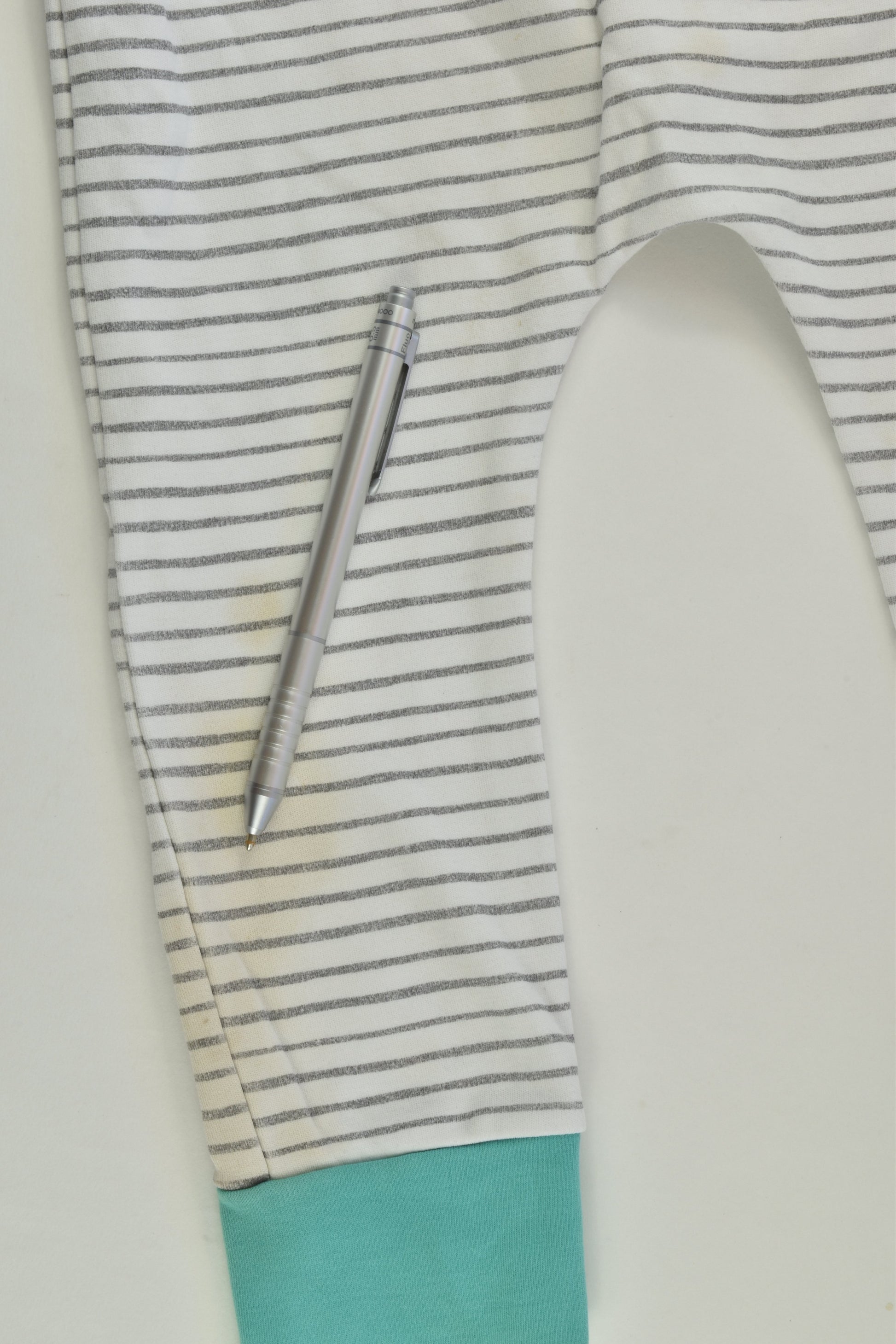 Indigo & Lellow (AU) Size approx 2 Organic Striped Overalls