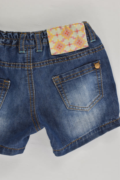 Jack & Milly Size 0 Lightweight Denim Shorts