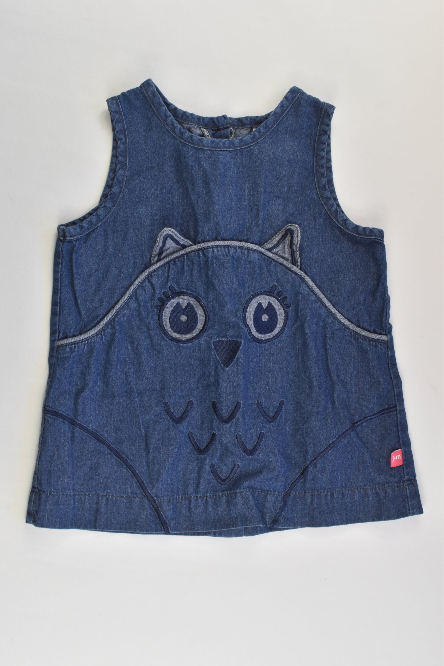Jack & Milly Size 00 Lightweight Owl Denim Dress