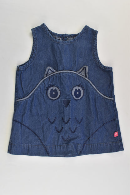 Jack & Milly Size 00 Lightweight Owl Denim Dress