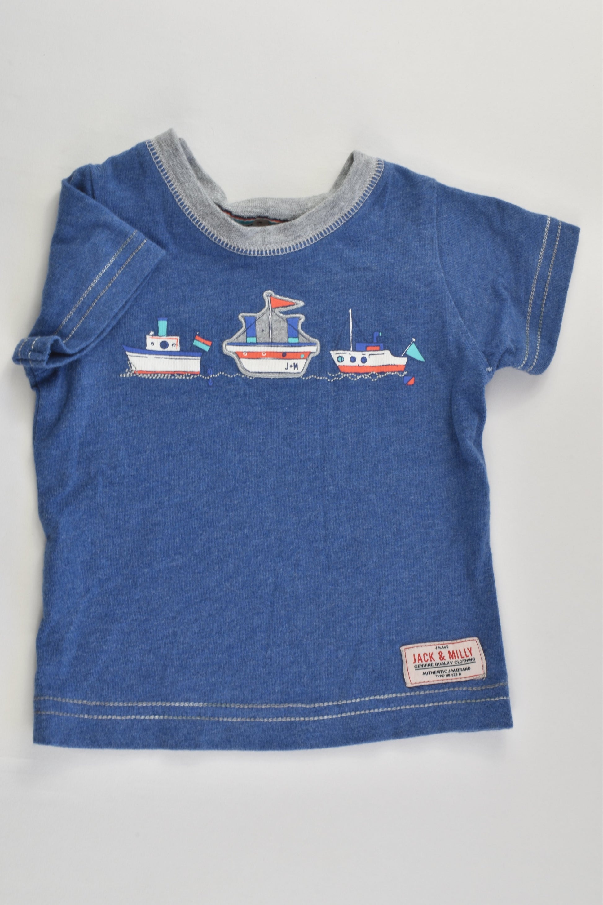 Jack & Milly Size 00 Nautical T-shirt