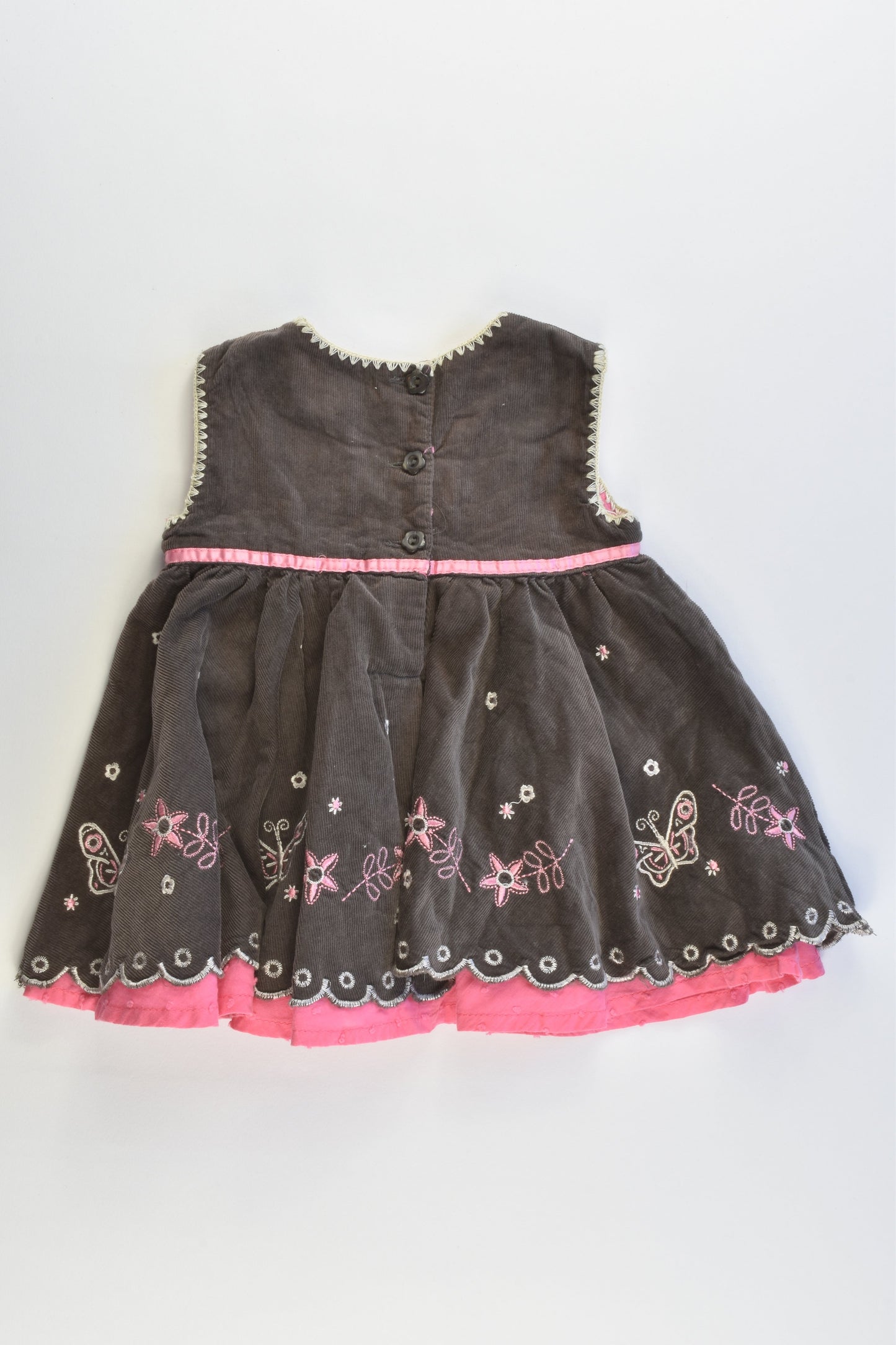 Jack & Milly Size 000-00 Lined Soft Cord Dress