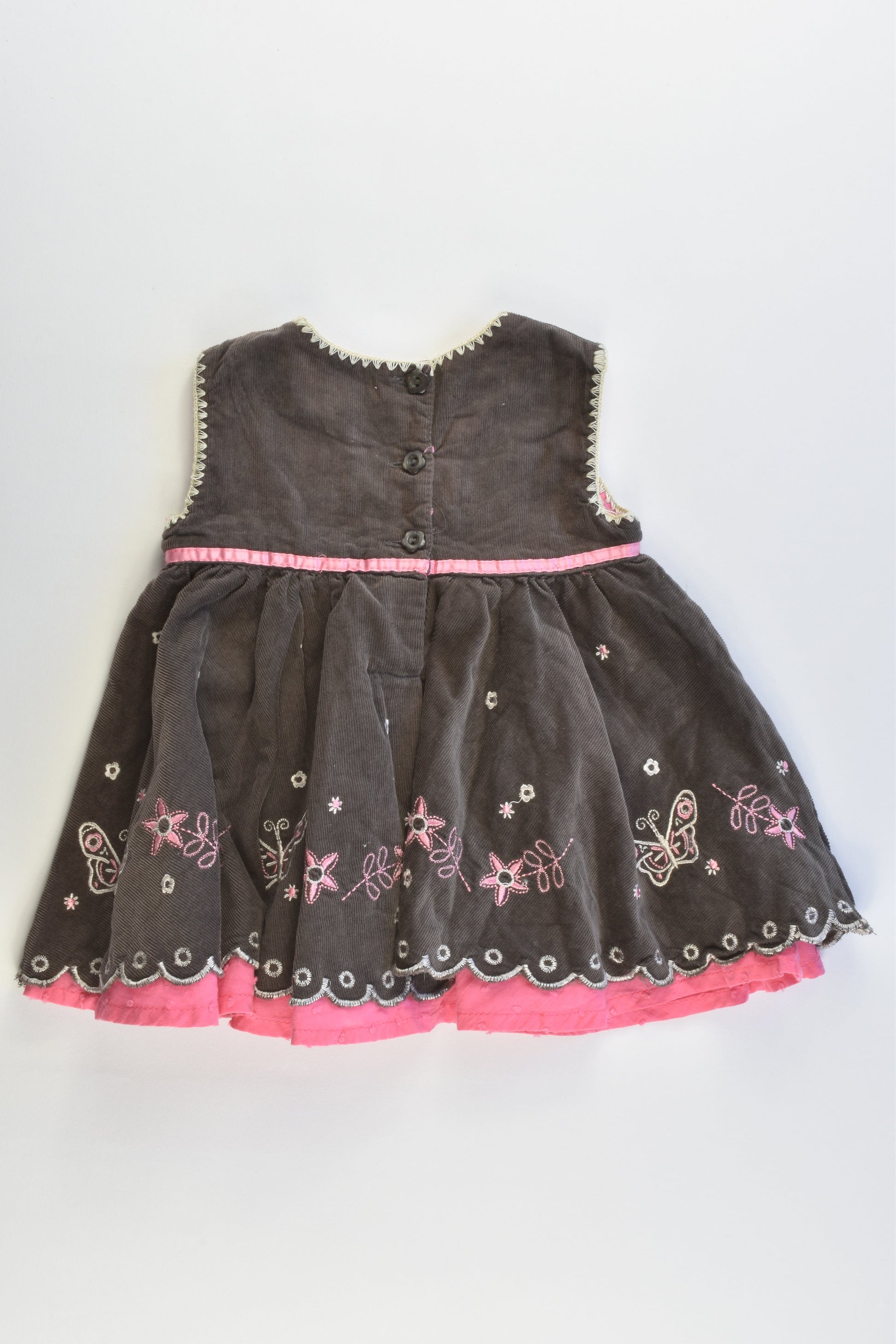 Jack & Milly Size 000-00 Lined Soft Cord Dress