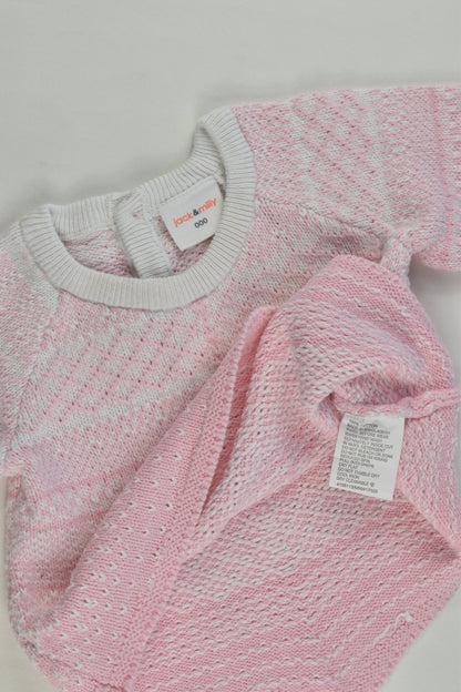 Jack & Milly Size 000 Knitted Jumper