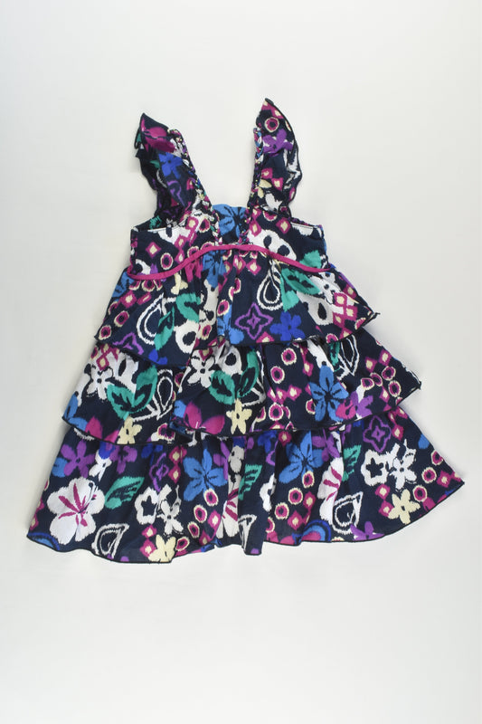 Jack & Milly Size 1 Floral Ruffle Dress