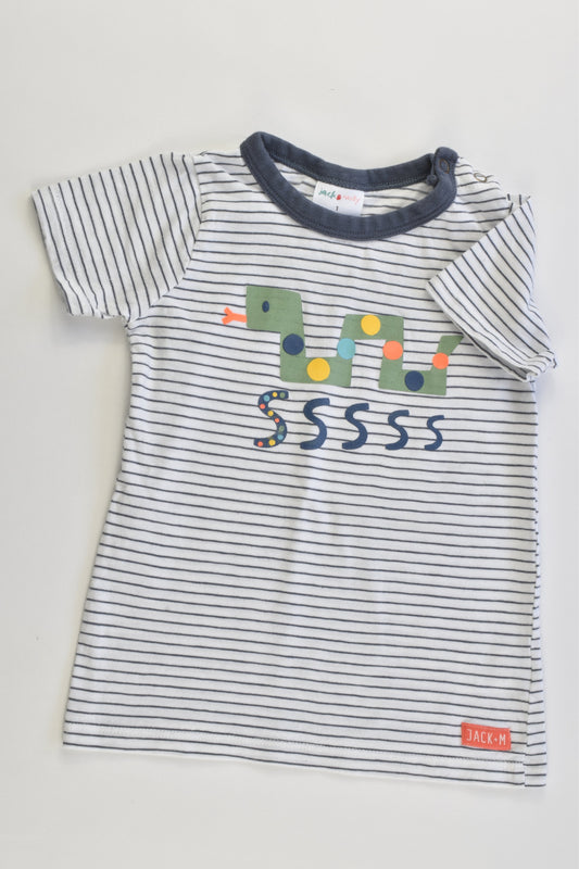 Jack & Milly Size 1 Snake T-shirt