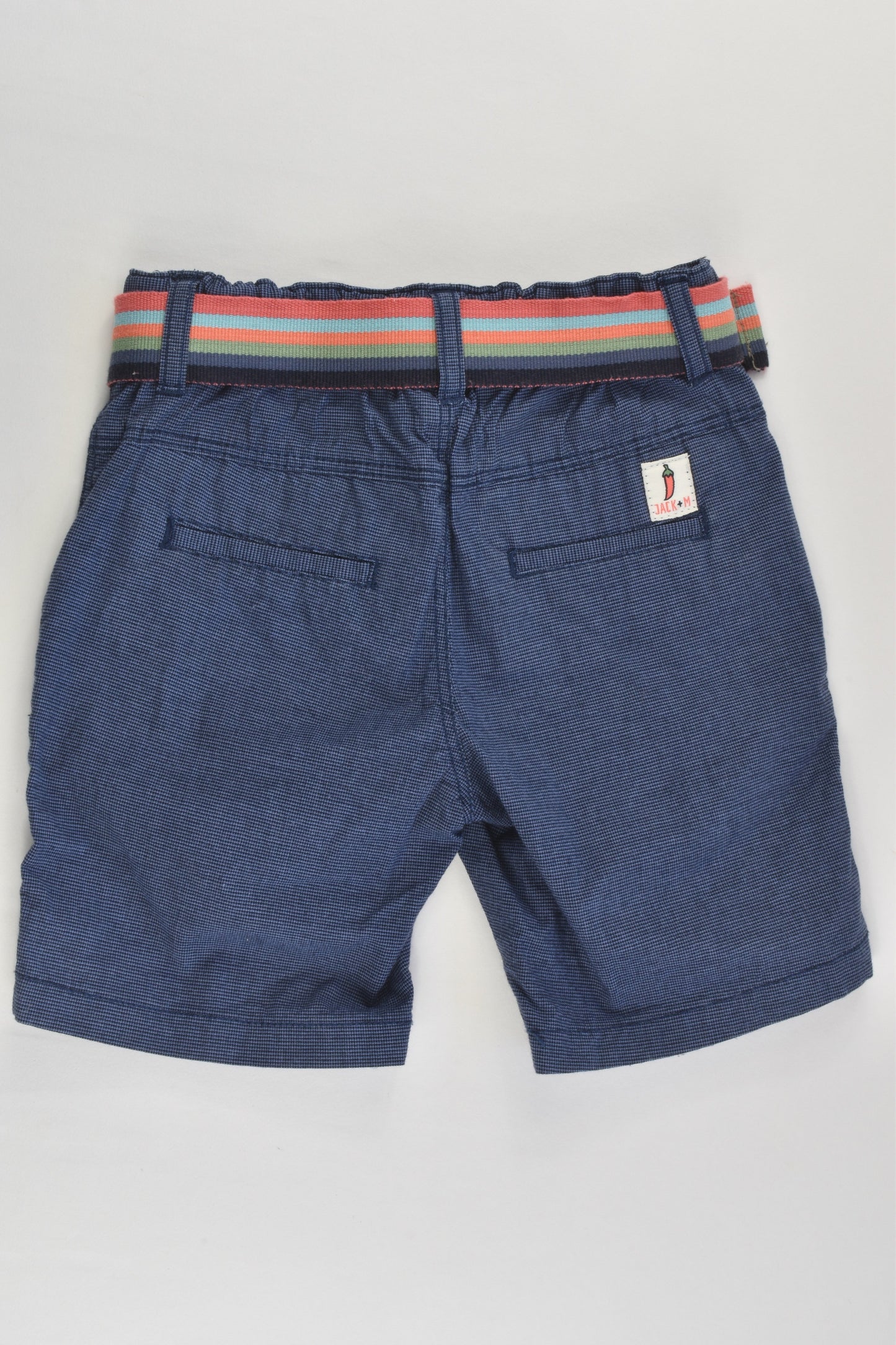 Jack & Milly Size 1 Stretchy Shorts and Belt