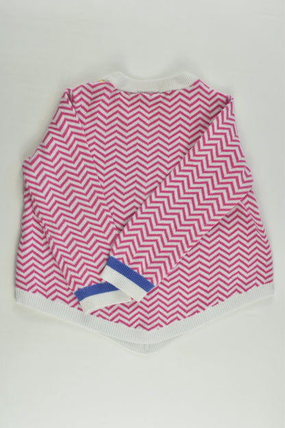 Jack & Milly Size 1 Zig Zag Knitted Jumper