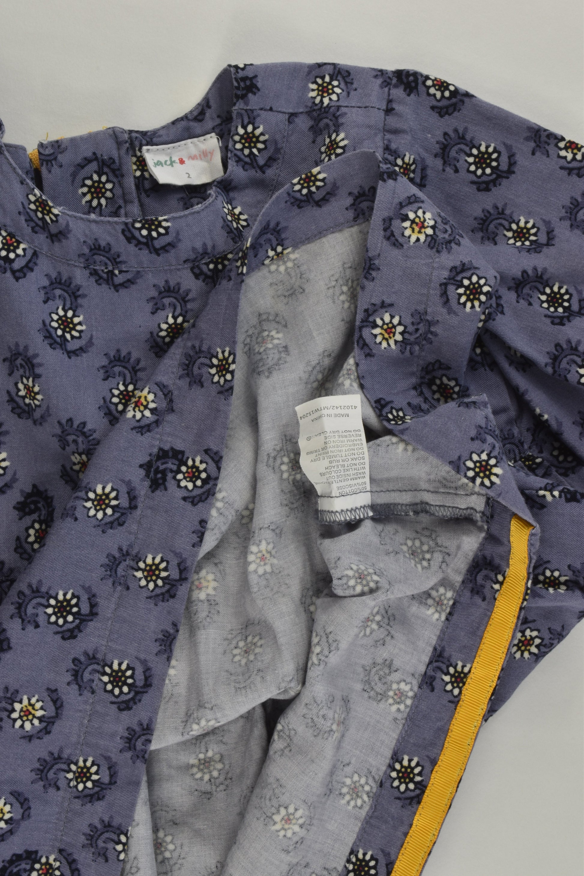 Jack & Milly Size 2 Floral Dress