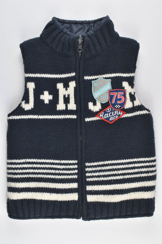 Jack & Milly Size 3-4 Reversible Puffer vest