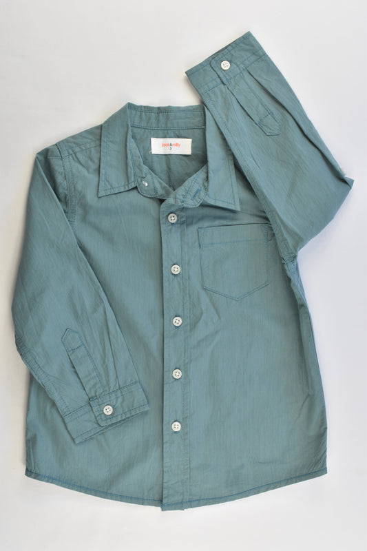 Jack & Milly Size 3 Collared Shirt