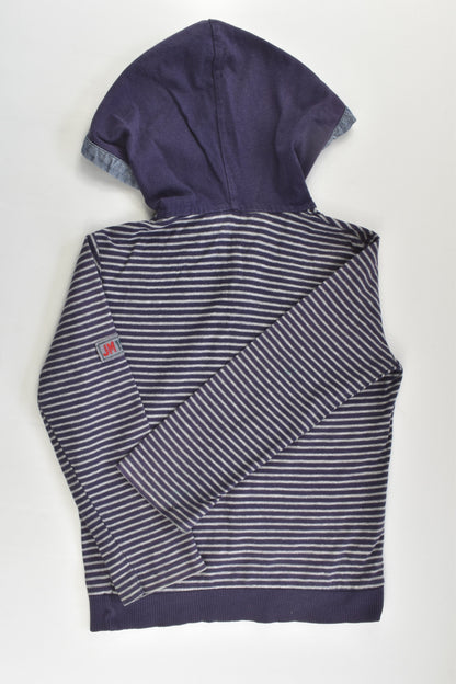 Jack & Milly Size 4 Striped Hooded Top