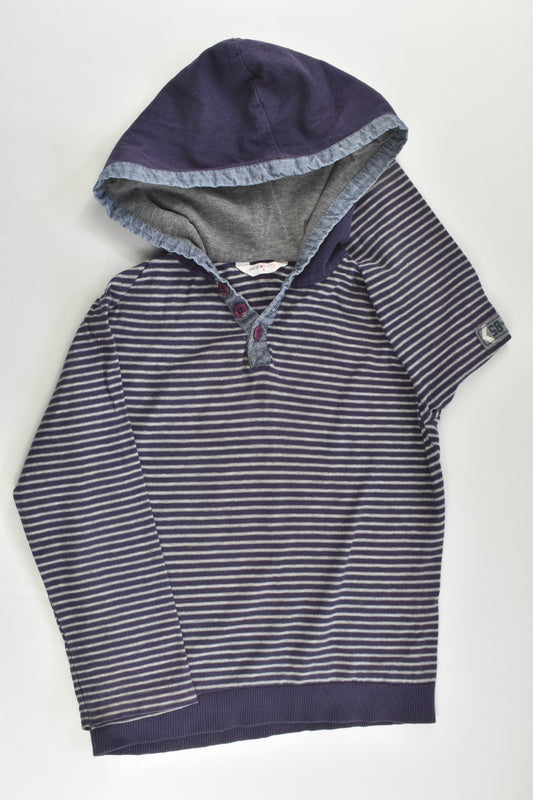 Jack & Milly Size 4 Striped Hooded Top