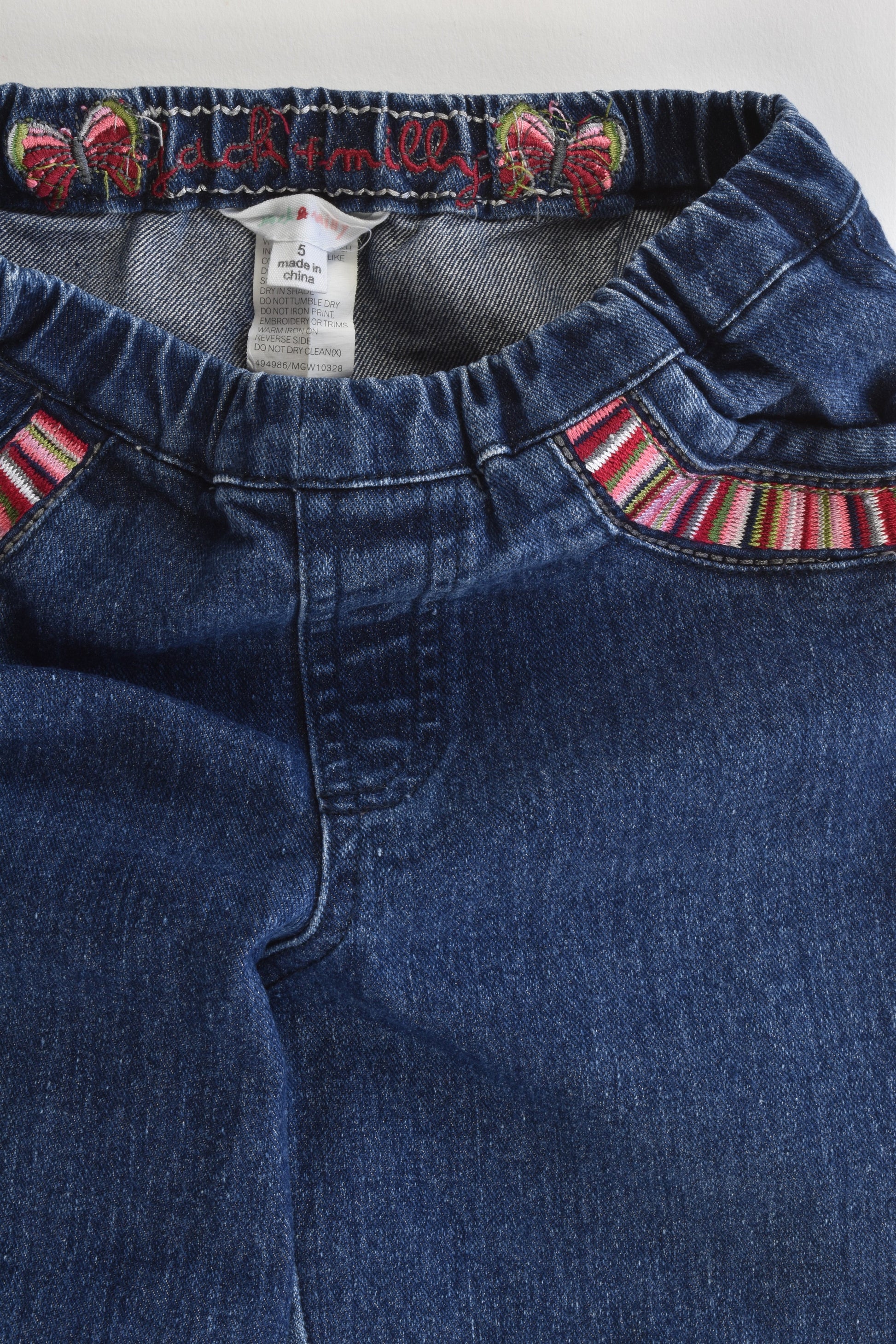 Jack & Milly Size 5 Stretchy Denim Pants