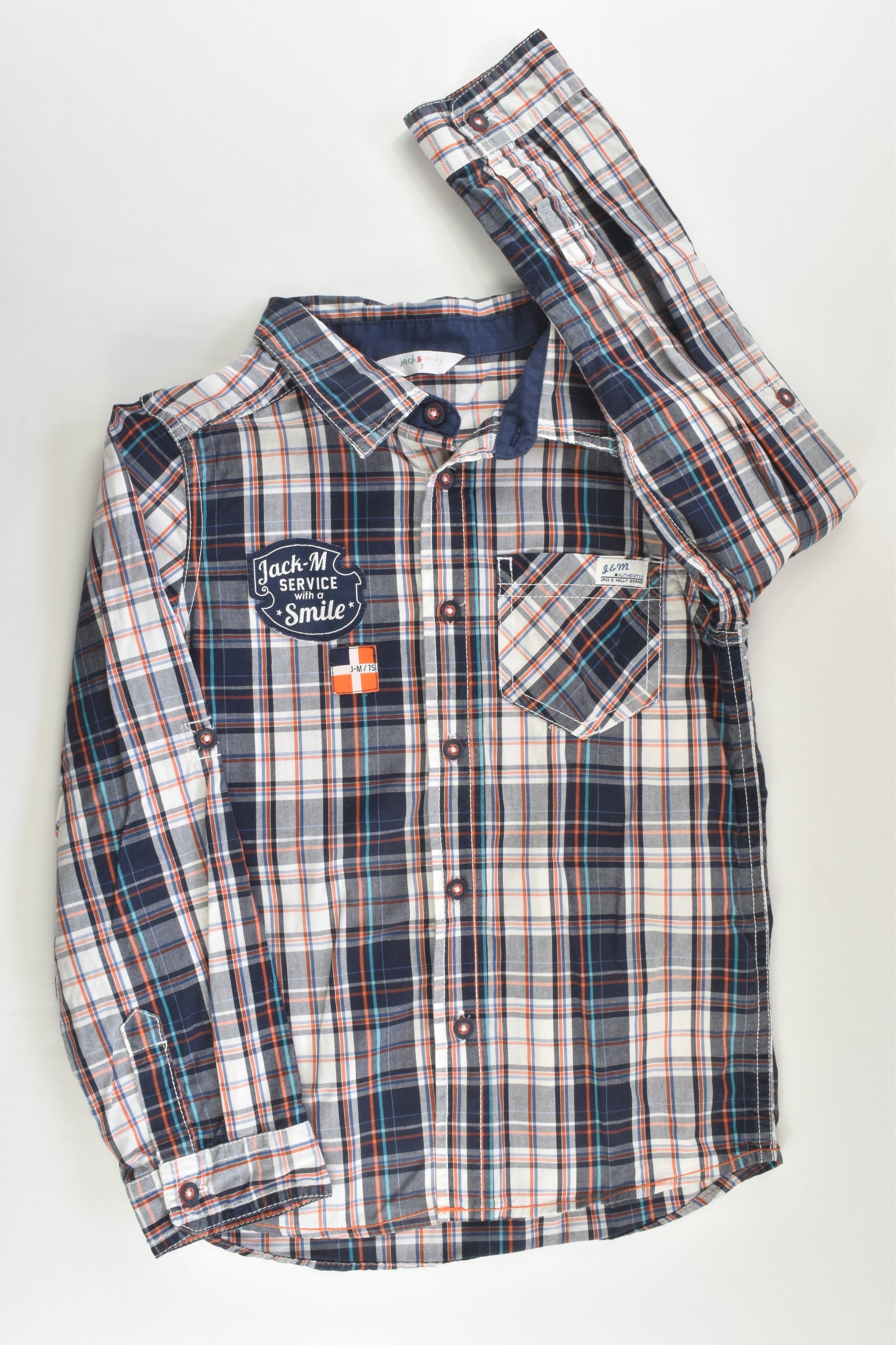 Jack & Milly Size 7 Checked Shirt