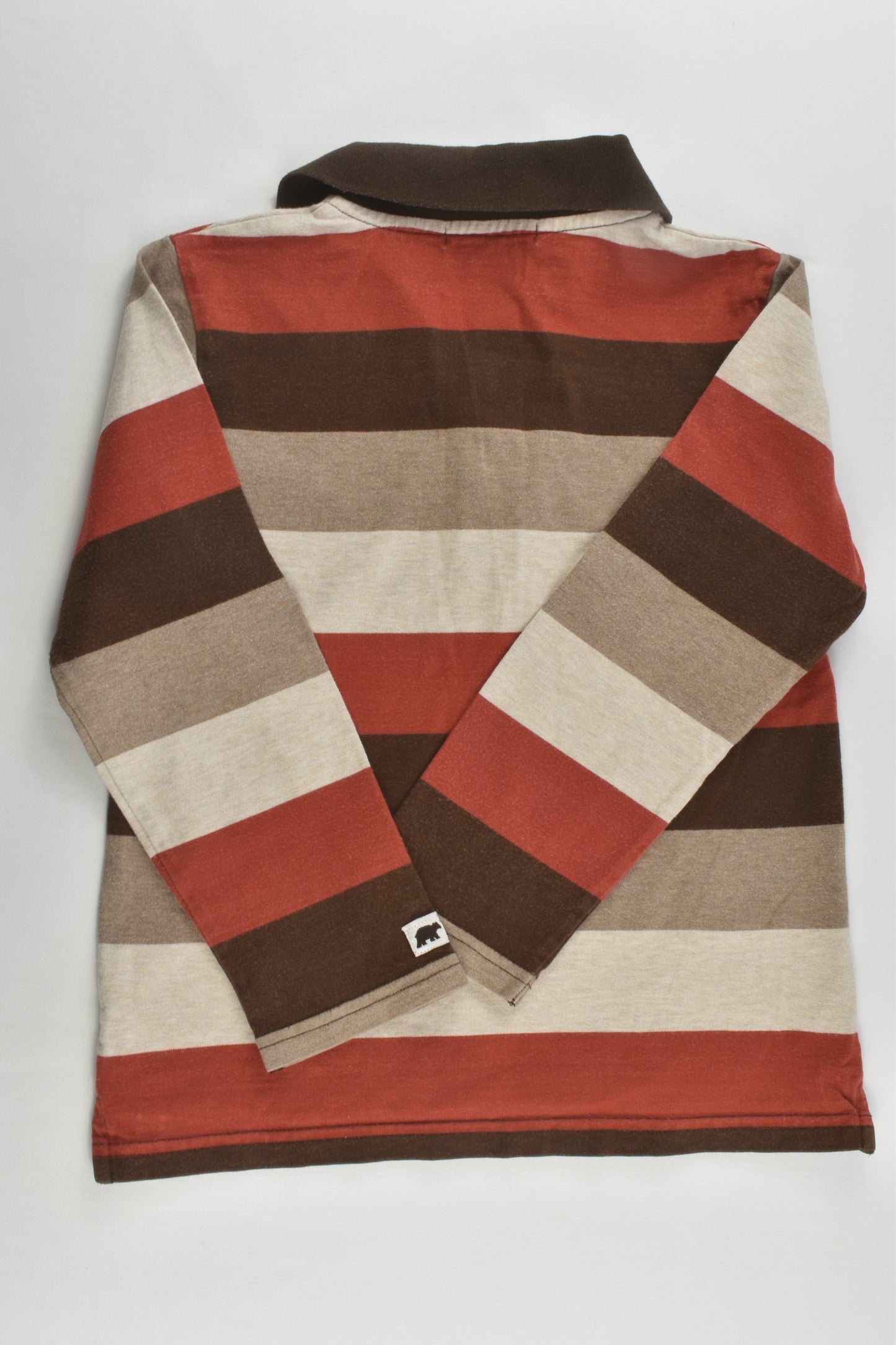Janie and Jack Size 5 Striped Collared Top