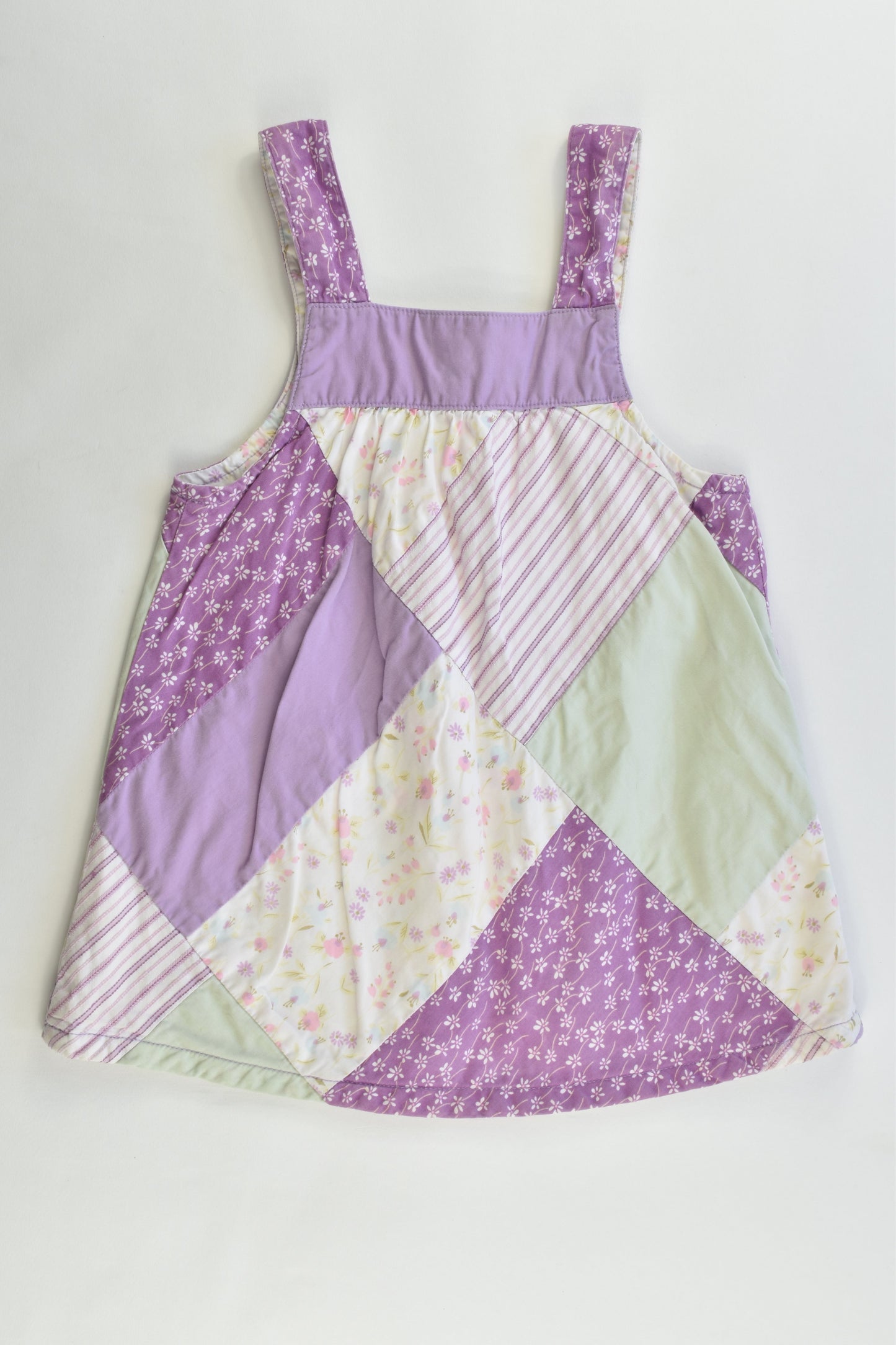 Janie and Jack Size 6-12 months (0) Lined Patchwork Dress