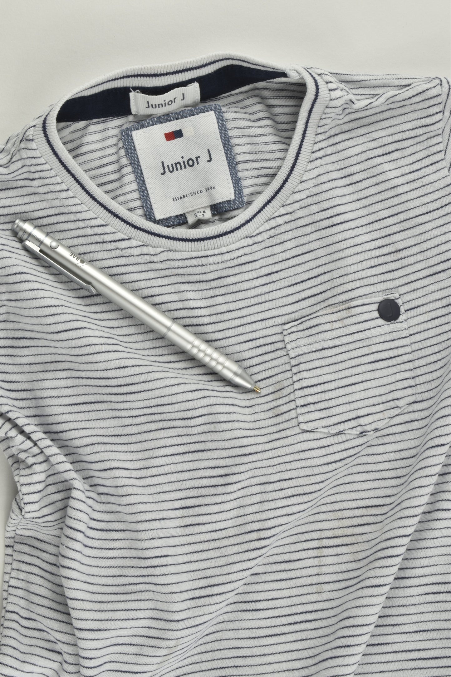 Jasper Conran (Debenhams) Size 2-3 (98 cm) Striped T-shirt