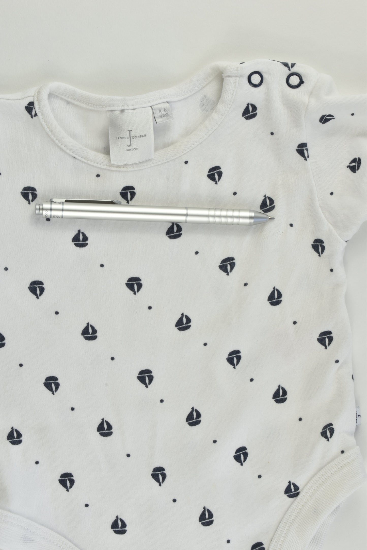 Jasper Conran Junior Size 00 (3-6 months) Nautical Bodysuit