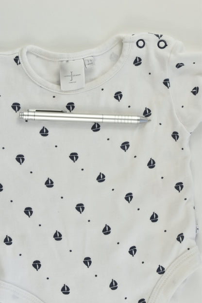 Jasper Conran Junior Size 00 (3-6 months) Nautical Bodysuit
