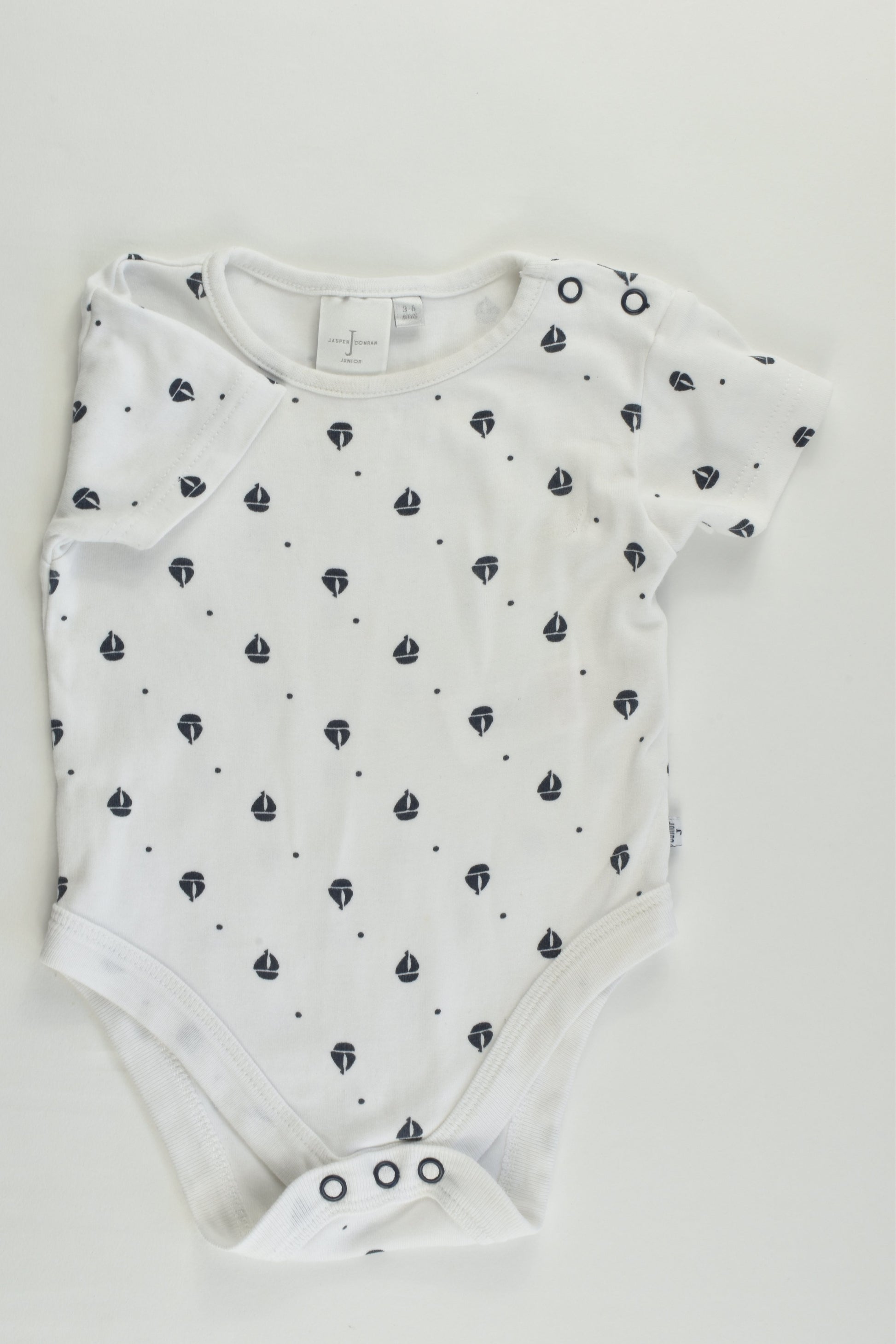 Jasper Conran Junior Size 00 (3-6 months) Nautical Bodysuit