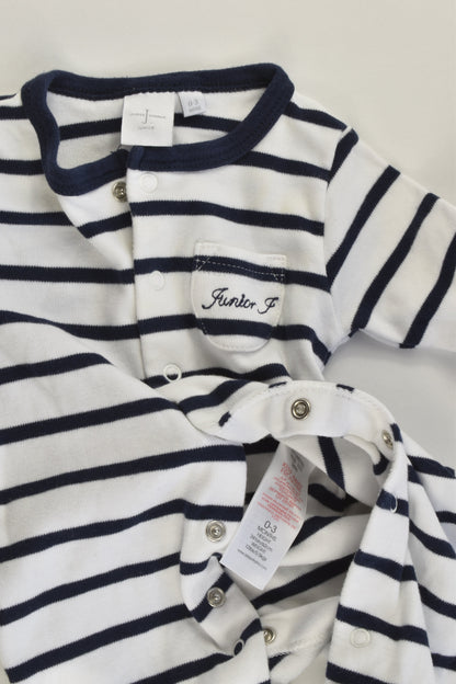 Jasper Conran Junior Size 000 (0-3 months) Striped Romper