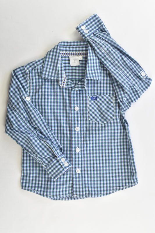 Jasper Conran Junior (UK) Size 4-5 Checked Collared Shirt