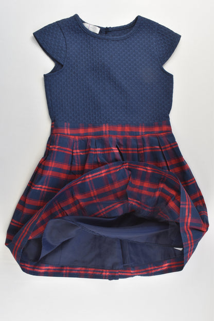 Jasper Conran Size 5 (110 cm) Lined Checked Dress
