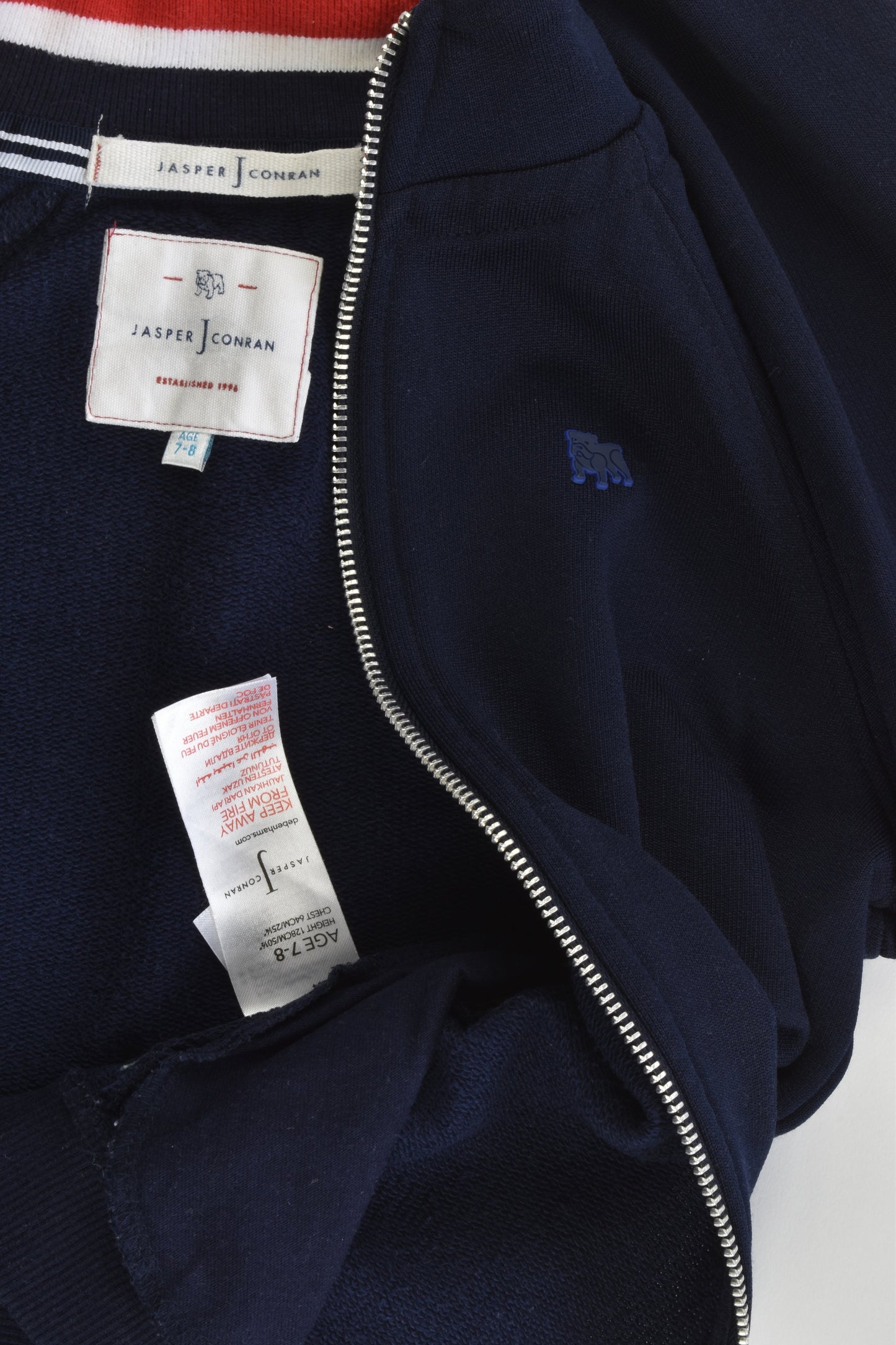 Jasper J Conran by Debenhams Size 7-8 Zip Jumper