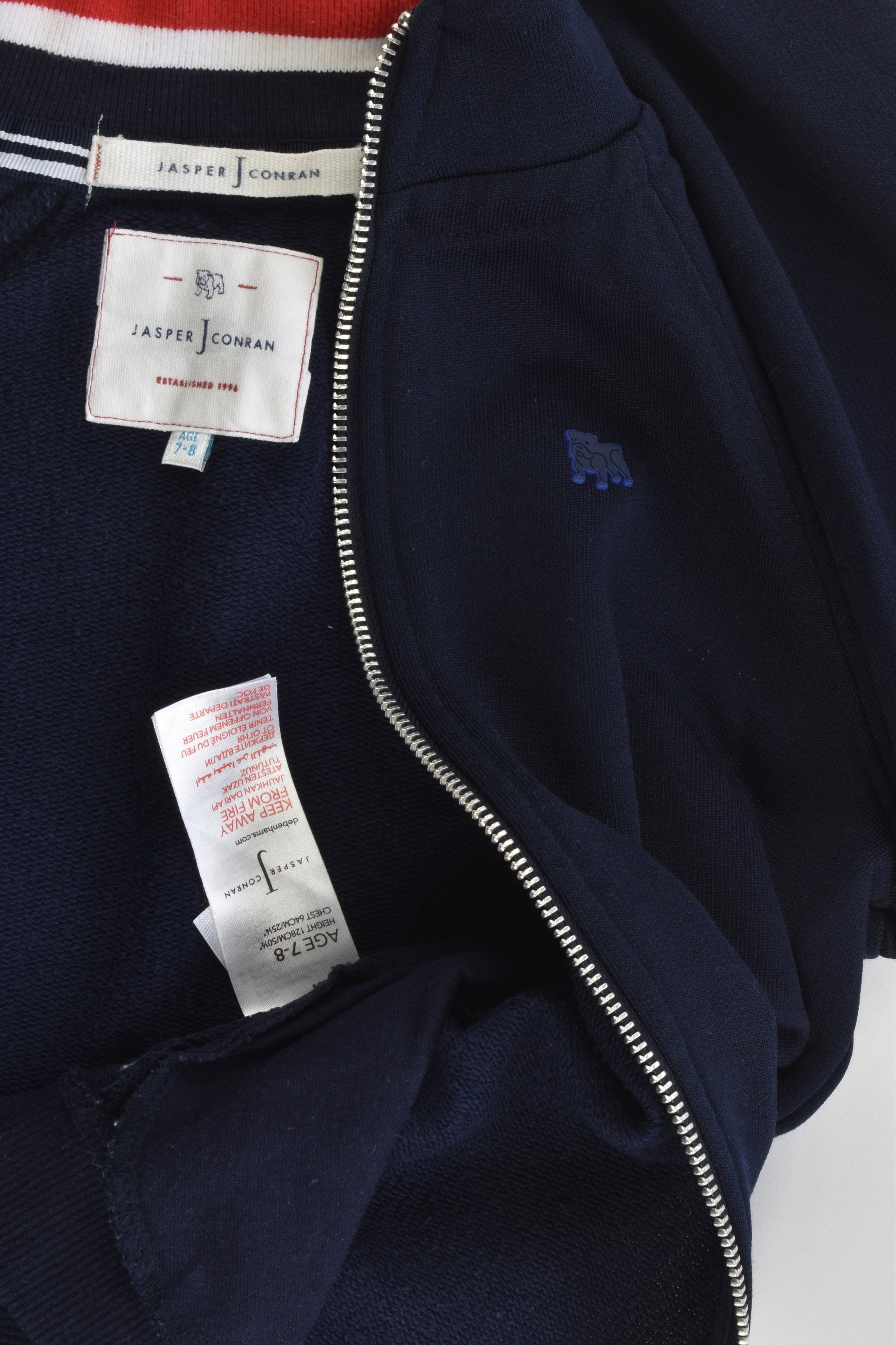 Jasper J Conran by Debenhams Size 7-8 Zip Jumper