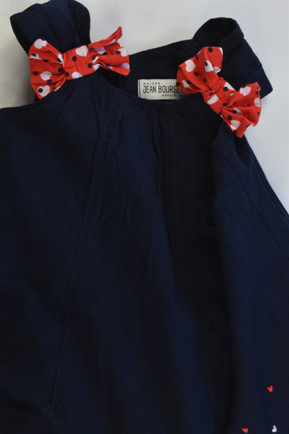 Jean Bourget (France) Size 9 months (0, 71 cm) Lined Dress