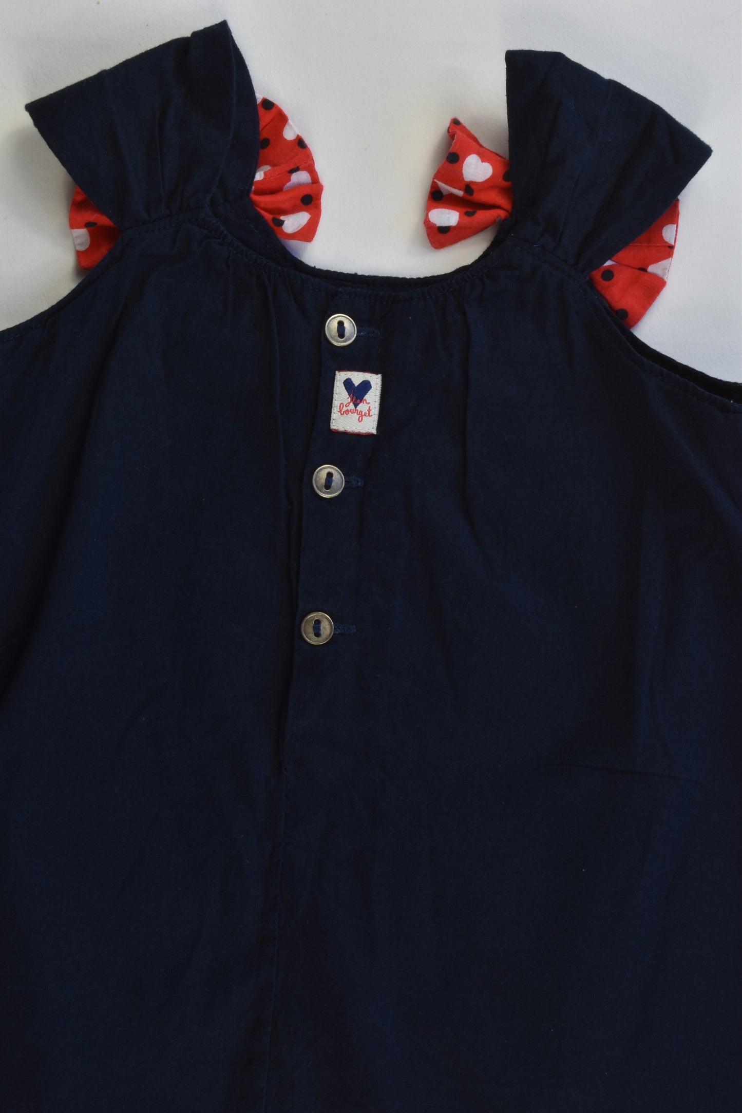 Jean Bourget (France) Size 9 months (0, 71 cm) Lined Dress