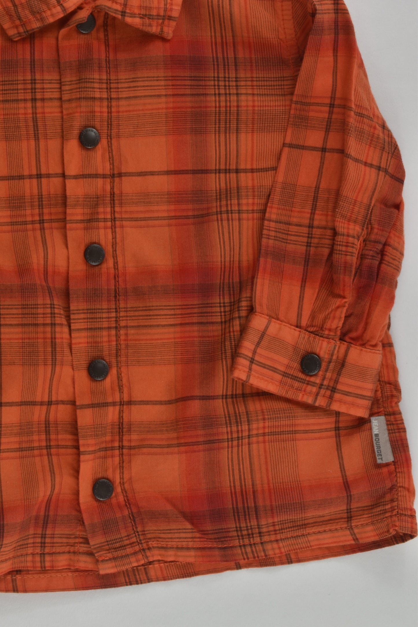 Jean Bourget Size 0 (12 months) Checked Shirt