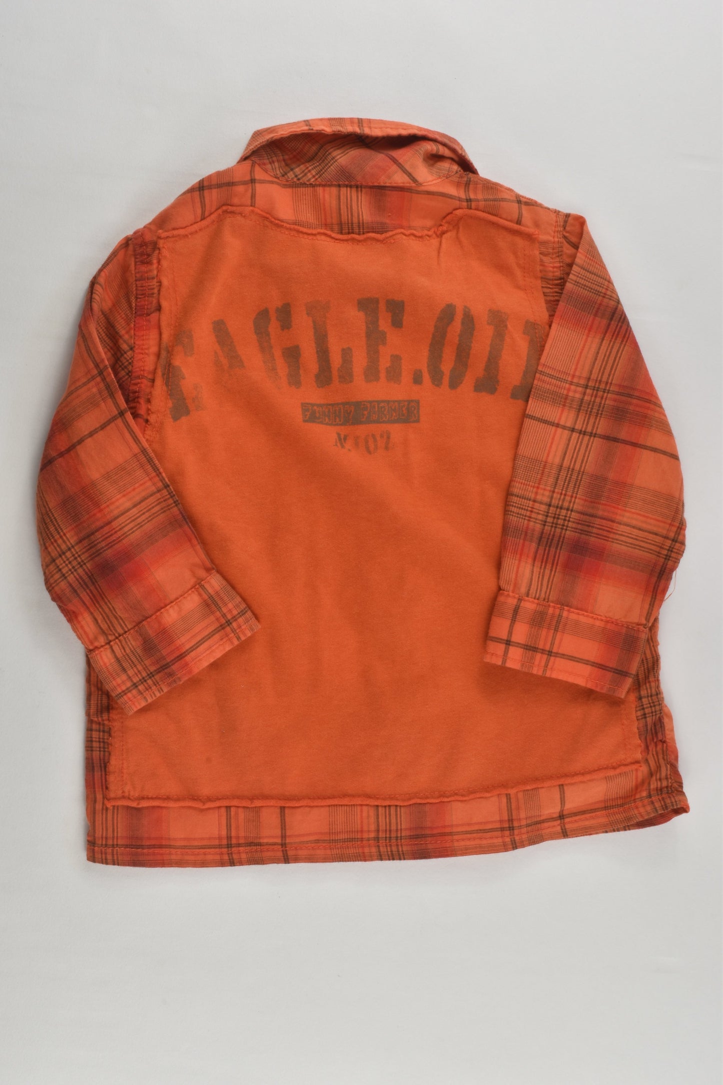 Jean Bourget Size 0 (12 months) Checked Shirt