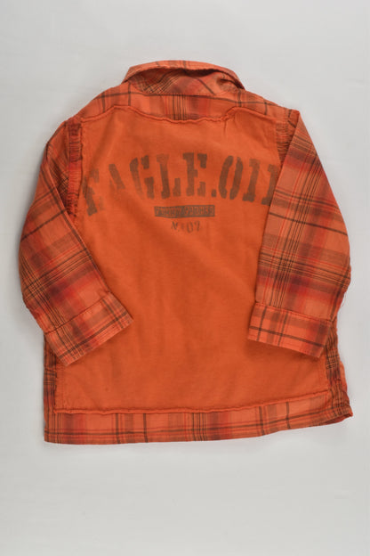 Jean Bourget Size 0 (12 months) Checked Shirt