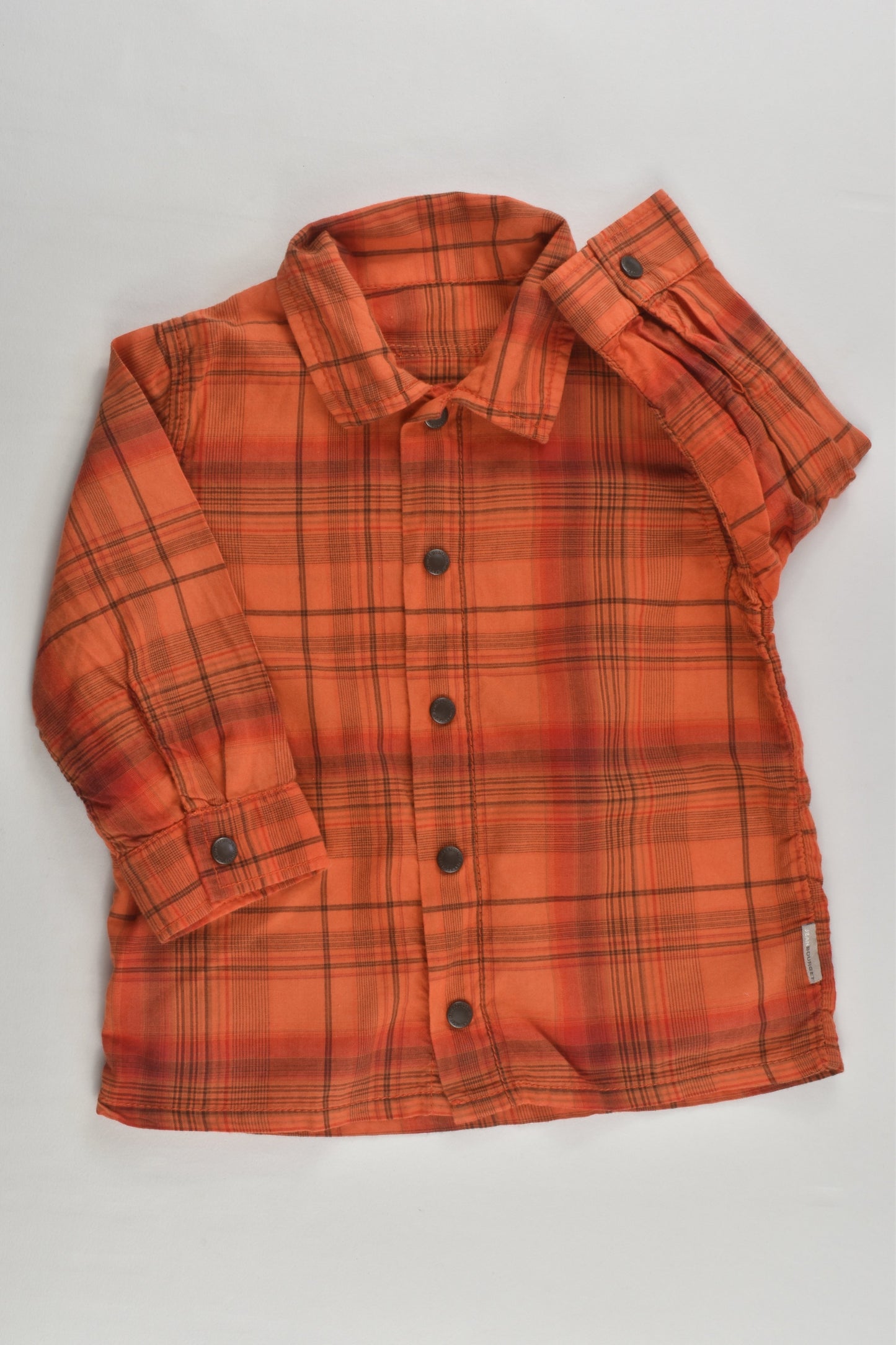 Jean Bourget Size 0 (12 months) Checked Shirt