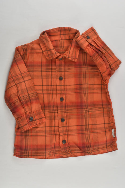 Jean Bourget Size 0 (12 months) Checked Shirt