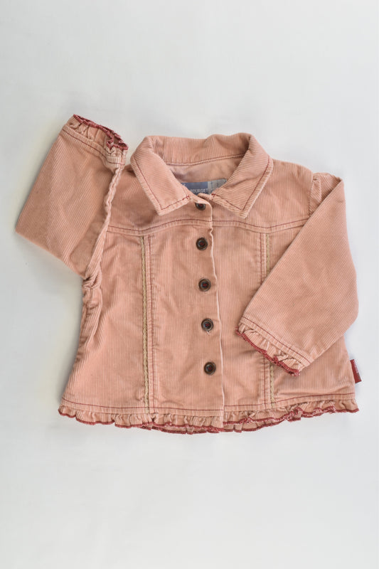 Jean Bourget Size 6 months (67 cm, 00-0) Stretchy Cord Jacket